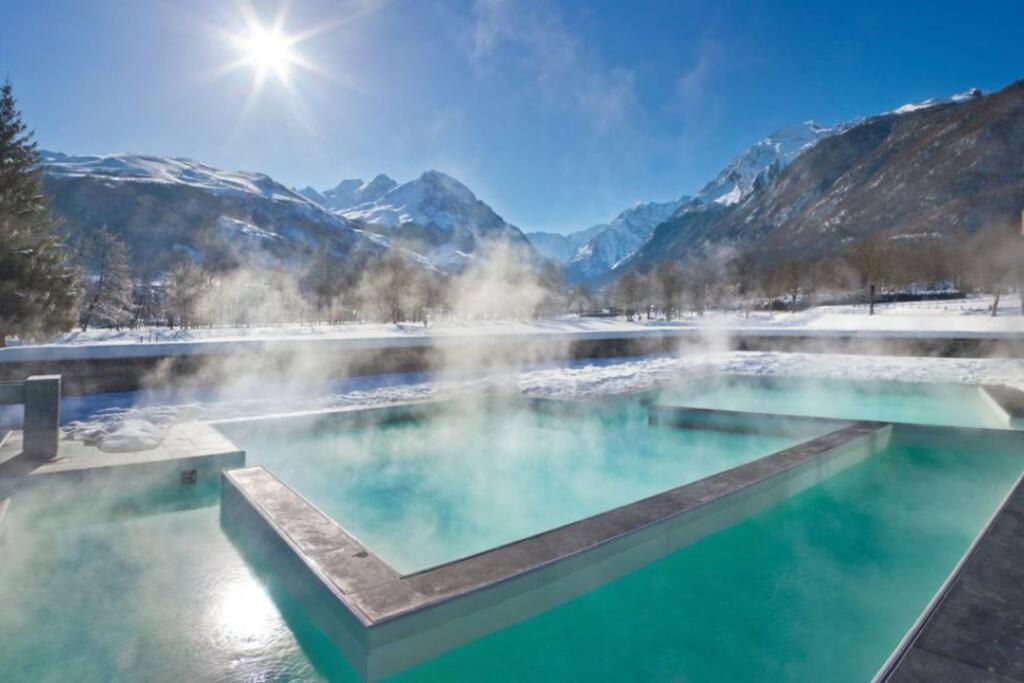 Charmant Logement De Plein Pied Avec Piscine 2* Loudenvielle Exteriör bild